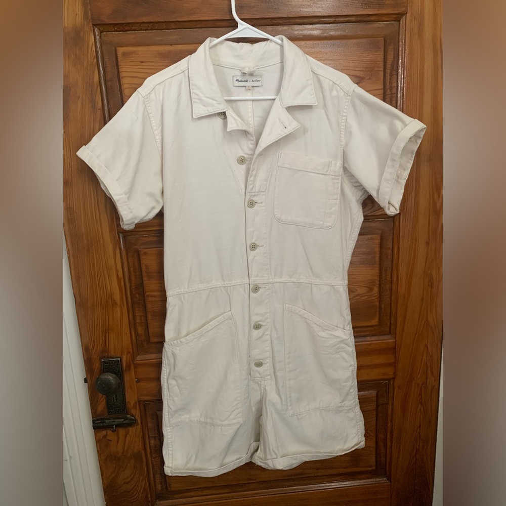 Madewell x as ever short coveralls